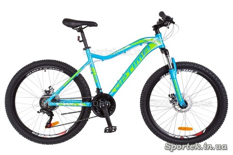 Горный женский велосипед Optimabikes Alpina DD - голубо-зеленый