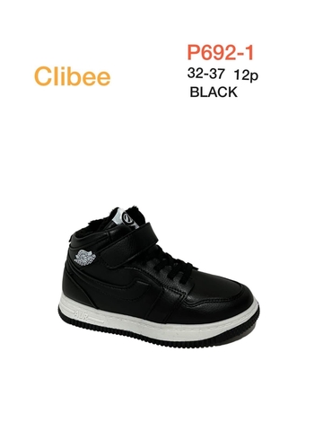 Clibee (зима) P692-1 Black 32-37