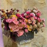 Photo of Basket with flowers «My Universe»