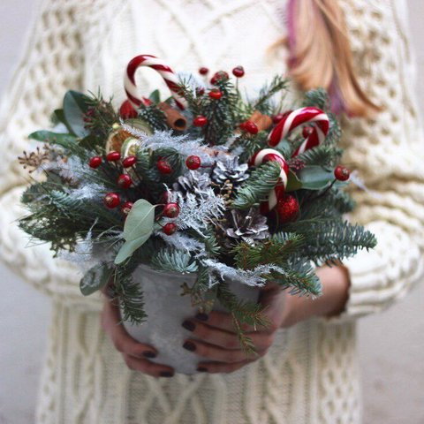 Christmas composition, Already very soon the New Year and we as Christmas elves create for you holiday compositions and fabulous Christmas wreaths ✨