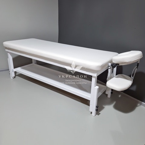 Стаціонарний масажний стіл KP-9 White