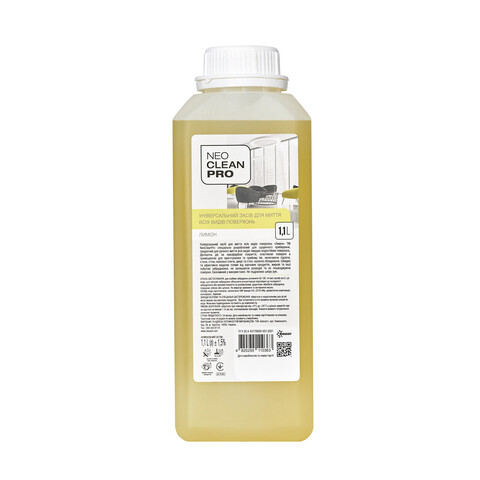 Средство для мытья пола и других поверхностей NeoCleanPro 1,1 л, Лимон