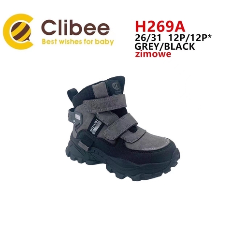 Clibee (Зима) H269A Grey/Black 26-31