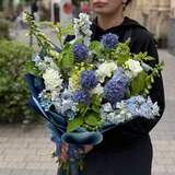 Photo of Bouquet in blue colors «Pacific Ocean»