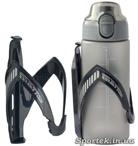 Флягодержатель велосипедный Mattook пластиковый черный