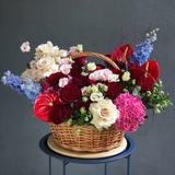 Photo of Flowers in the basket «Smile beloved»