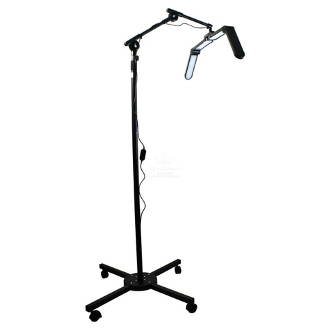 Бестеневая Led лампа для бьюти мастера универсальная F-800F, 36 Вт, черная