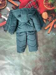 Комбінезон з курткою зимовий дитячий Look Вуханчик однотон зелений