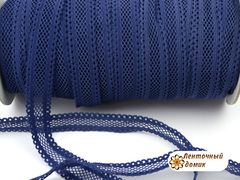 Резинка ажурная для повязок темно-синяя ширина 16 мм