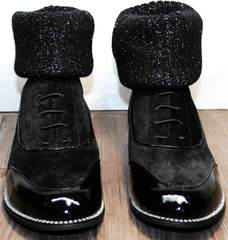Модные ботинки ботильоны Kluchini 5161 k255 Black