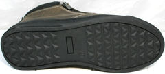 Ботинки мужские зимние кожаные с натуральным мехом Rifellini Rovigo 046 Brown Black.