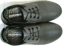 Модные спортивные туфли мокасины мужские на лето Ridge Z-430 75-80Gray.