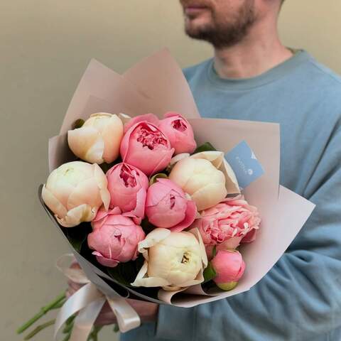 Photo of Exclusive peonies in a mix «Petal melody»