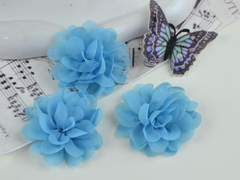 Квітка шифонова блакитна
