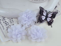 Квітка шифонова біла