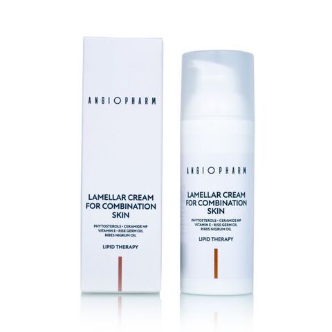 ANGIOPHARM ЛАМЕЛЛЯРНЫЙ КРЕМ ДЛЯ КОМБИНИРОВАННОЙ КОЖИ, 50 Мл | LAMELLAR CREAM FOR COMBINATION SKIN