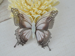 Метелики ШИФОНОВІ білі №62
