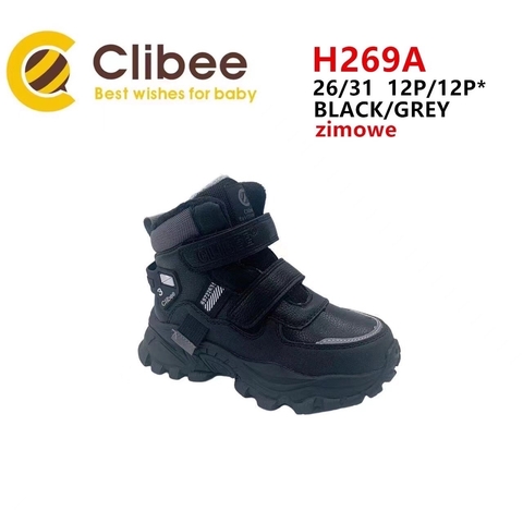 Clibee (Зима) H269A Black/Grey 26-31