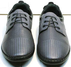 Мужские спортивные туфли с перфорацией Ridge Z-430 75-80Gray.