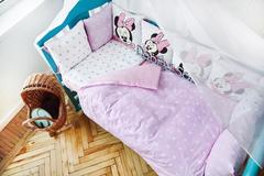 Комплект постельного белья Микки Розовый