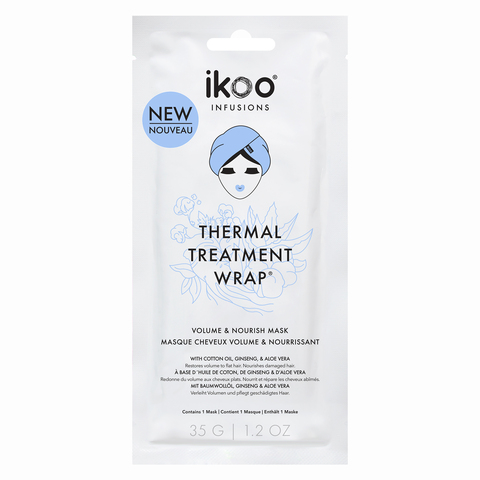 Термальная маска-шапочка ikoo Thermal Treatment Wrap - Volume & Nourish  