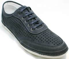 Повседневные кроссовки для ходьбы по городу мужские Vitto Men Shoes 3560 Navy Blue.