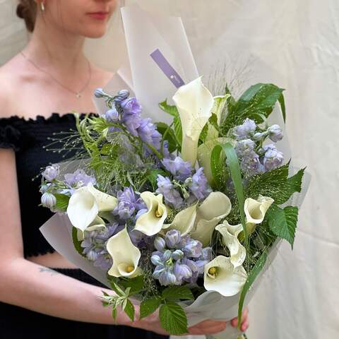 Photo of Bouquet «Blue perl»