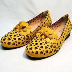 Летние туфли женские Phany 103-28 Yellow.