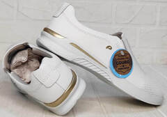 Спортивные туфли слипоны женские Pegada 1210103-01White.