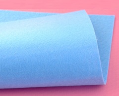 Фетр жесткий толщина 1 мм голубой
