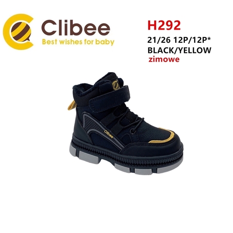 Clibee (зима) H292 Black/Yellow 21-26