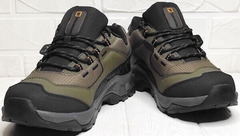 Термо кроссовки мужские хаки Salomon Quest Element Khaki Black ADV/G Thinsulate Nonslip.