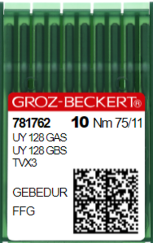Игла швейная промышленная  для распошивальных машин Groz Beckert UY128 GAS,TV*3 №60 FFG/SES GEBEDUR | Soliy.com.ua