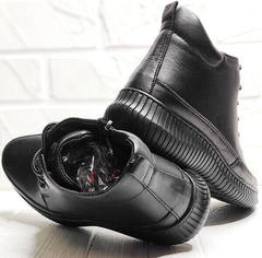 Демисезонные ботинки женские черные Evromoda 535-2010 S.A. Black.