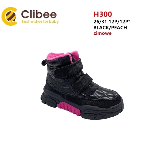 Clibee (зима) H300 Black/Peach 26-31