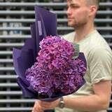 Photo of 3 hydrangeas in a bouquet «Southern night»