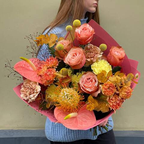 Photo of Bouquet «Tangerine Eclair»