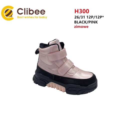 Clibee (зима) H300 Black/Pink 26-31