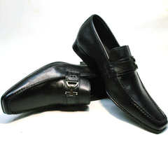 Мужские модные туфли квадратный носок Mariner 4901 Black.