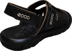 Модные мужские сандали черные Ecco 814-7-1 All Black.