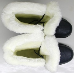 Ботинки кроссовки winter boots adidas climaproof Navy/Dark Gray.