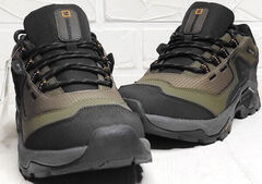 Утепленные кроссовки мужские осень зима Salomon Quest Element Khaki Black ADV/G Thinsulate Nonslip.