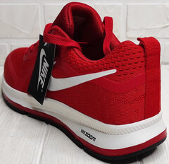 Городские кроссовки мужские легкие Nike Zoom Pegasus Red White.