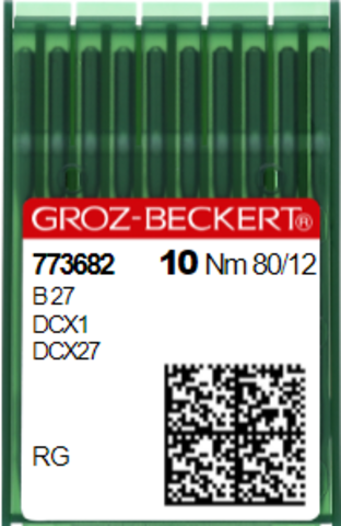 Голка швейна промислова для оверлока Groz Beckert B27/DC*27 №80 | Soliy.com.ua