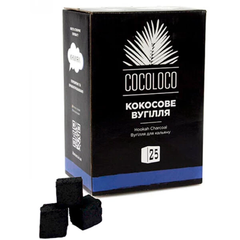 Кокосовый Уголь Khmara Cocoloco (Уголь Хмара Коколоко) 1кг 72шт 25х25