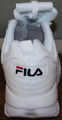 Стильные женские кроссовки Fila Disruptor 2 all white RN-91175