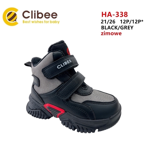 Clibee (зима) HA338 Black/Grey 21-26