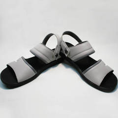 Модные мужские сандали из кожи Ikoc 3294-3 Gray.