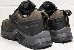 Утеплённые кроссовки мужские gore tex Salomon Quest Element Khaki Black ADV/G Thinsulate Nonslip.