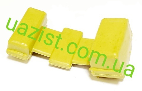 Подушка рессоры УАЗ 452, 3303, 3741 жёлтая резина